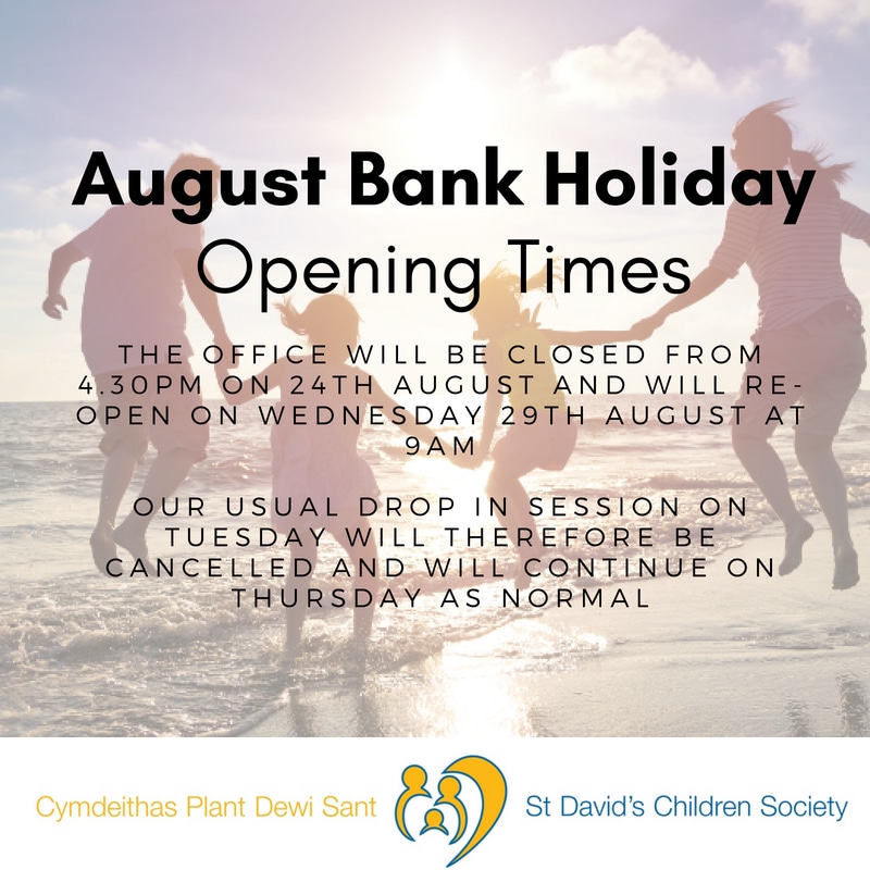 August Bank Holiday Opening Times